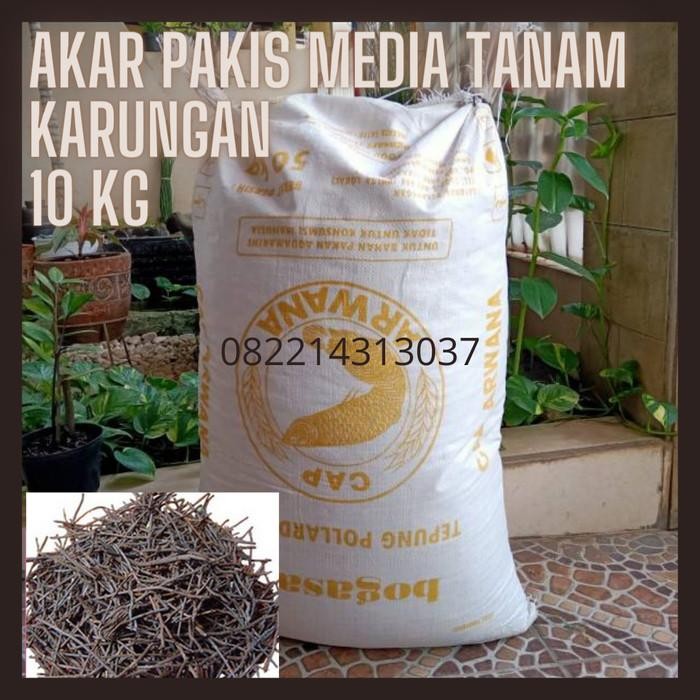 Akar pakis cacah karungan 10 kg *