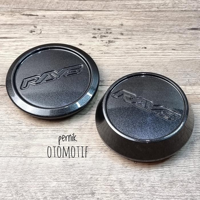 PREMIUM Rays Center Cap ZE40 TE37 Ultra Saga SL Gunmetal Dop Velg Ori Japan