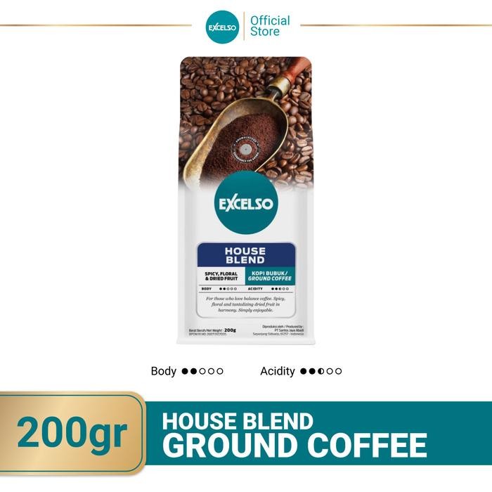 

PREMIUM Excelso Kopi House Blend Bubuk 200g