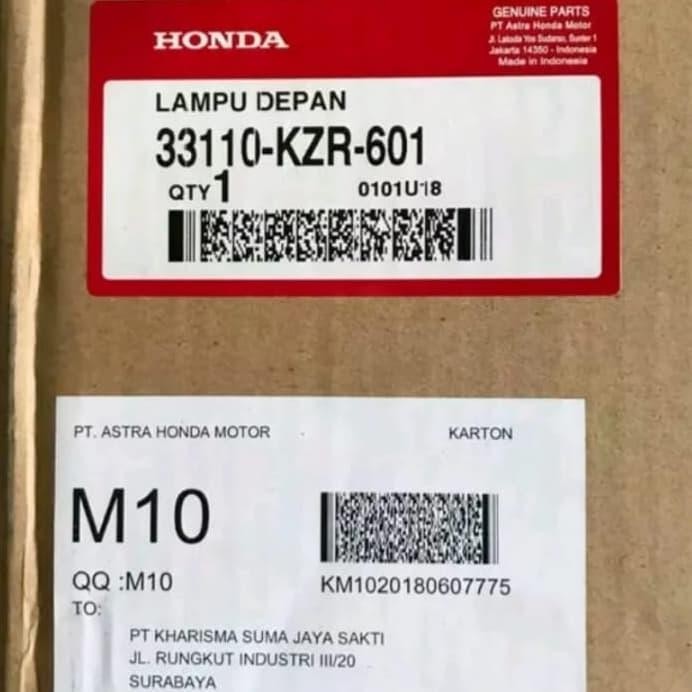 PREMIUM Reflektor depan lampu depan only Honda Vario 125 ori tanpa dop lampu