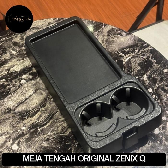 PREMIUM tatakan meja tengah zenix q alphard cup holder