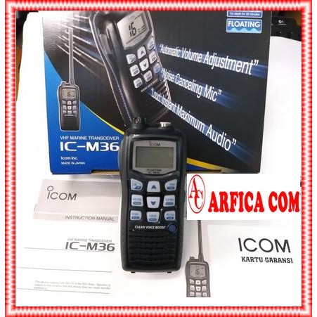 HT ICOM IC-M36 VHF - HT MARINE ICOM M36 ORIGINAL 100%