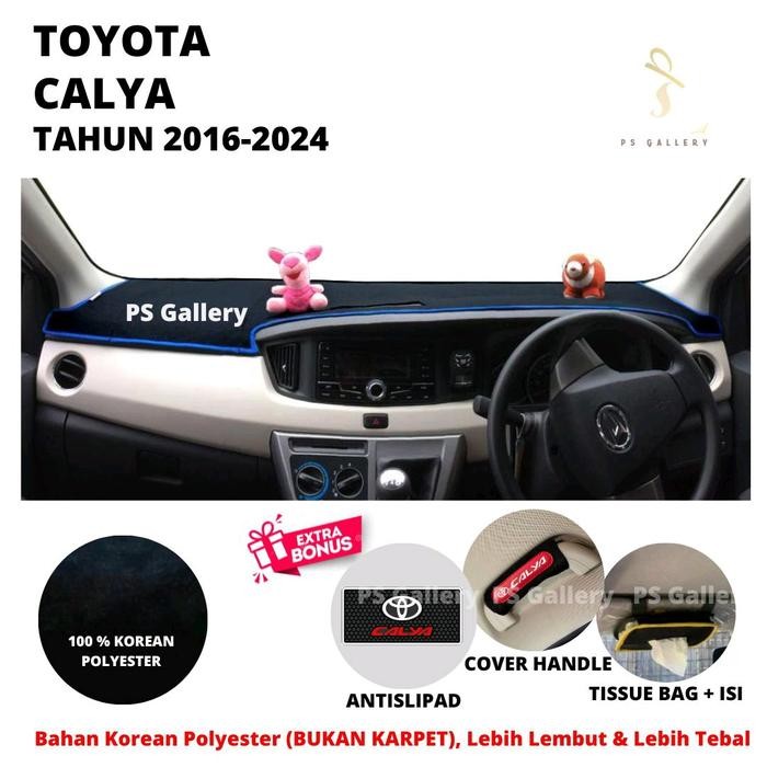 ALAS DASBOR MOBIL CALYA TAHUN 2016-2024 AKSESORIS COVER DASHBOARD PREMIUM