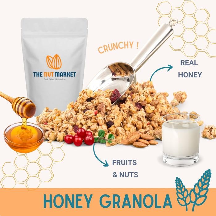 

Honey Granola 500 Gram With Nuts & Fruits