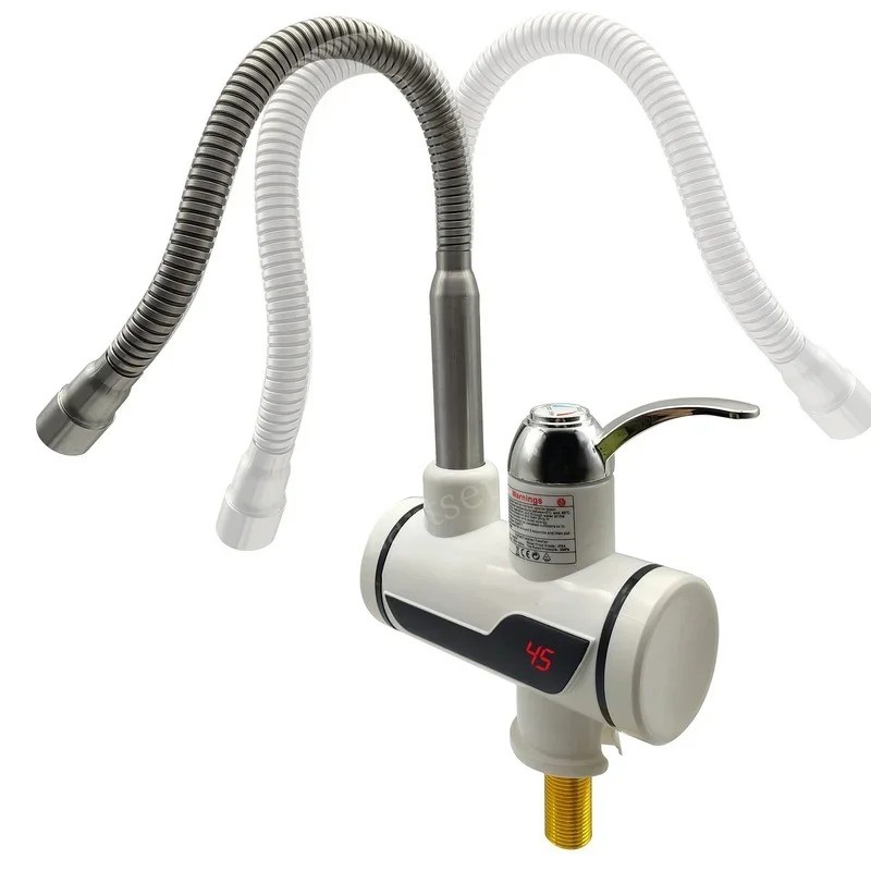 Water Heater Shower Electric Tankless Water Heater With Shower 220V Digital Display Electric Faucet 