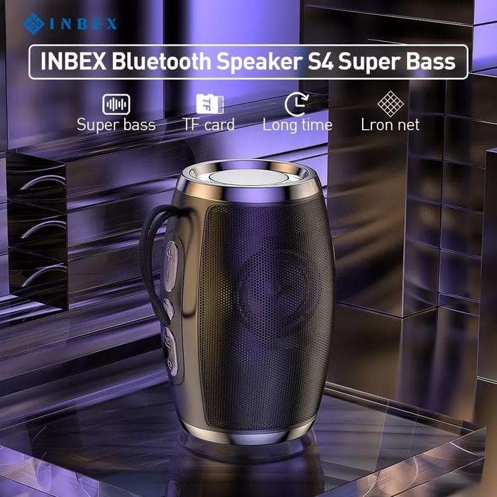 (Expert) INBEX TWS Speaker Bluetooth5.0 Portabel Musik Bluetooth Extra Bass