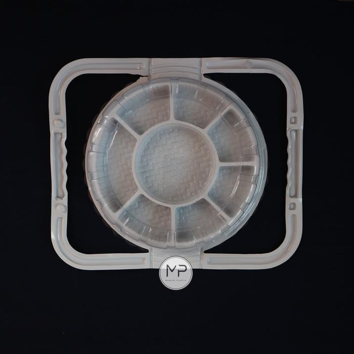 [GROSIR 1DUS] Mika Tumpeng Gagang Sekat 8 20cm / Tumpeng Mini Sekat