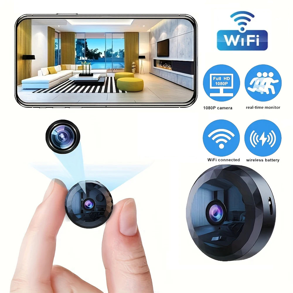 Mini Wifi Camera 1080P Hd Wireless Wifi Security Camera Security Protection Voice Video Surveillance