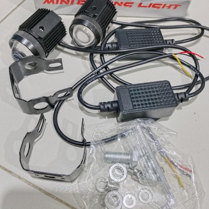 Lampu Tembak Mini Driving D2 High Low Laser Gun D2 Lampu Sorot Mini Driving D2 Hi Low Lampu Tembak