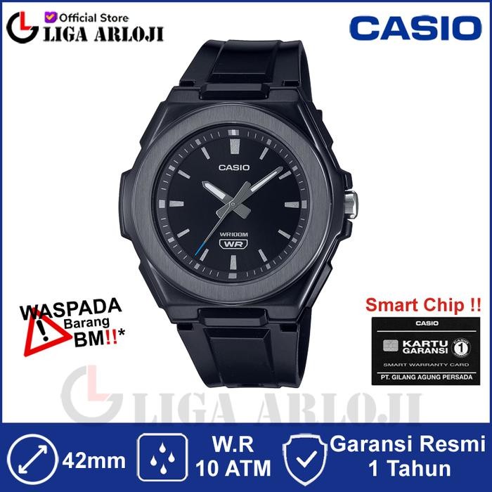 CASIO LWA-300HB-1EVDF Jam Tangan Wanita Analog Hitam LWA300HB