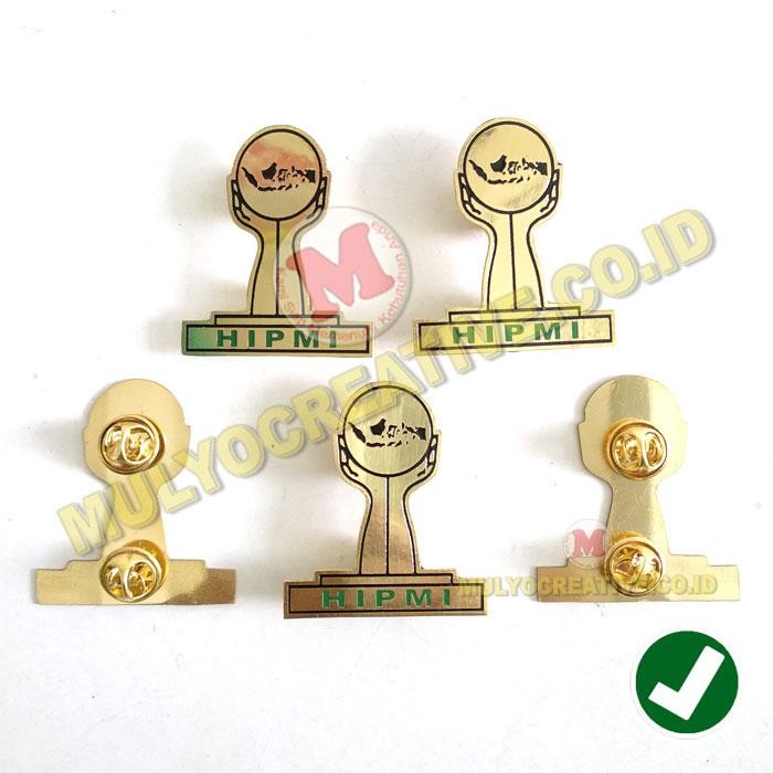 

Pin Logo Hipmi Bahan Full Logam Kuningan Pin Hipmi Pengait Jarum PREMIUM