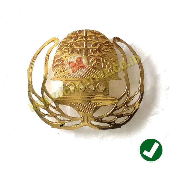 

Pin Bross Aksesoris ASN Korpri Bahan Kuningan Pengait Peniti/Magnet PREMIUM
