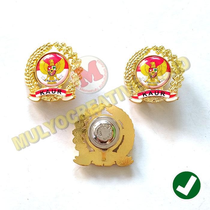 

Pin Kaur Perangkat Desa Pengait Magnet Lencana Kaur Desa Padi Kapas PREMIUM