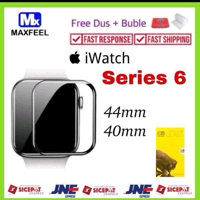 MAXFEEL Tempered Glass 3D Apple Watch iWatch Series 6 40 mm 44 mm