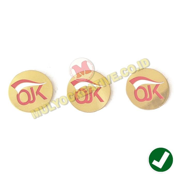 

Pin Logo OJK Bros OJK Bulat Pin Magnet PREMIUM
