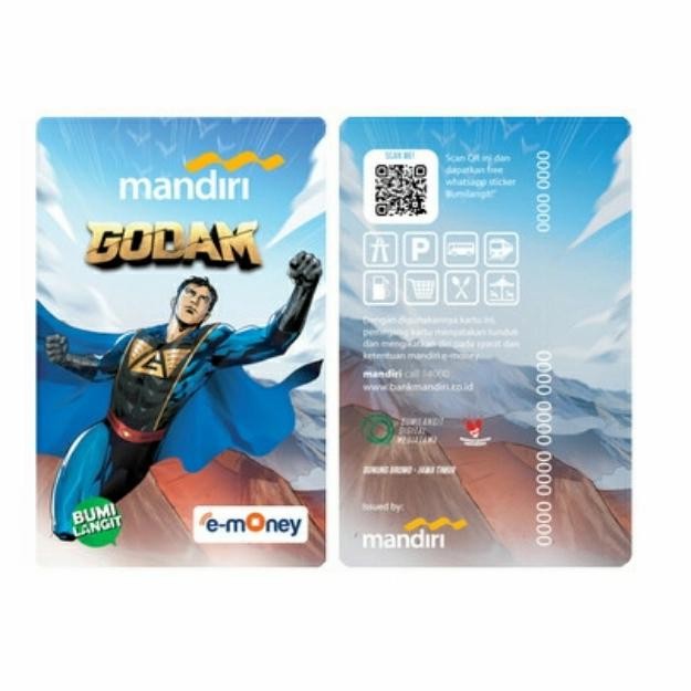 Kartu Emoney Mandiri Etoll E-Money E-Tol E Money Tol Card Bank Mandiri