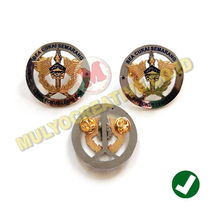 

Lencana Bea Cukai - Lencana Pin Logo Bea Cukai Model Bulat PREMIUM