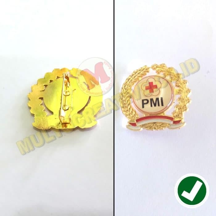 

Pin PMI Palang Merah Indonesia - Emblem PMI Model Padi dan Kapas PREMIUM