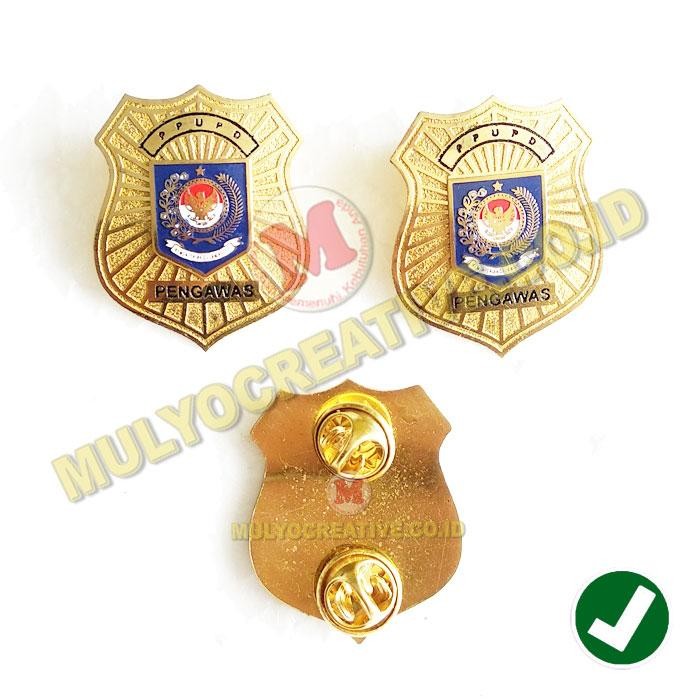 

Lencana Pin PPUPD Ukuran Kecil Pin PPUPD Pengait Jarum PREMIUM