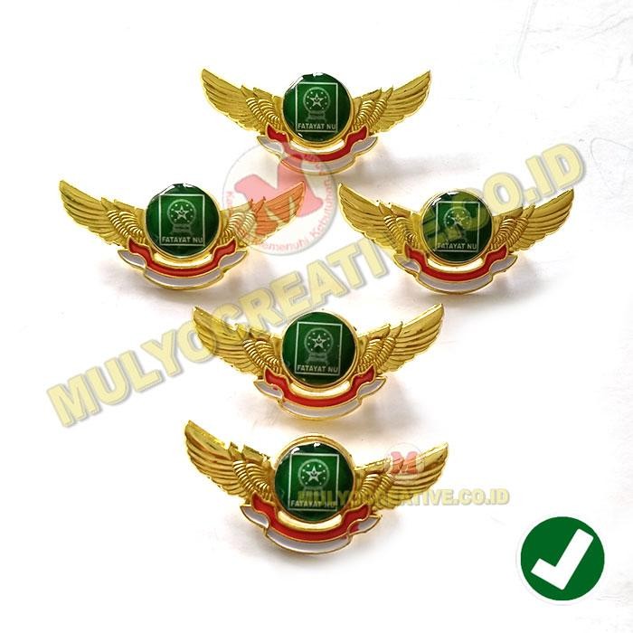 

Pin Wing Logo Fatayat NU Bahan Logam Kuningan Lencana NU Murah PREMIUM