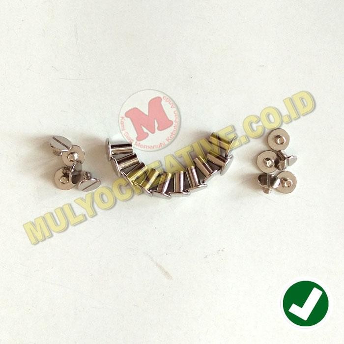 

Paku Baut Kalender Ukuran 9mm - Mur Baut Sabuk Kulit 0.9 Cm PREMIUM