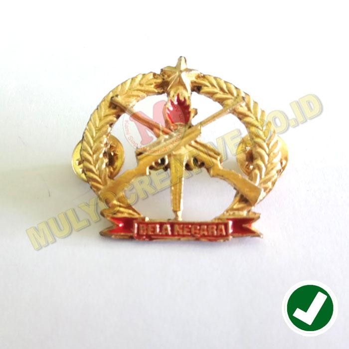 

Lencana Bela Negara - Brevet Bela Negara - Bahan Tebal - Harga Murah PREMIUM