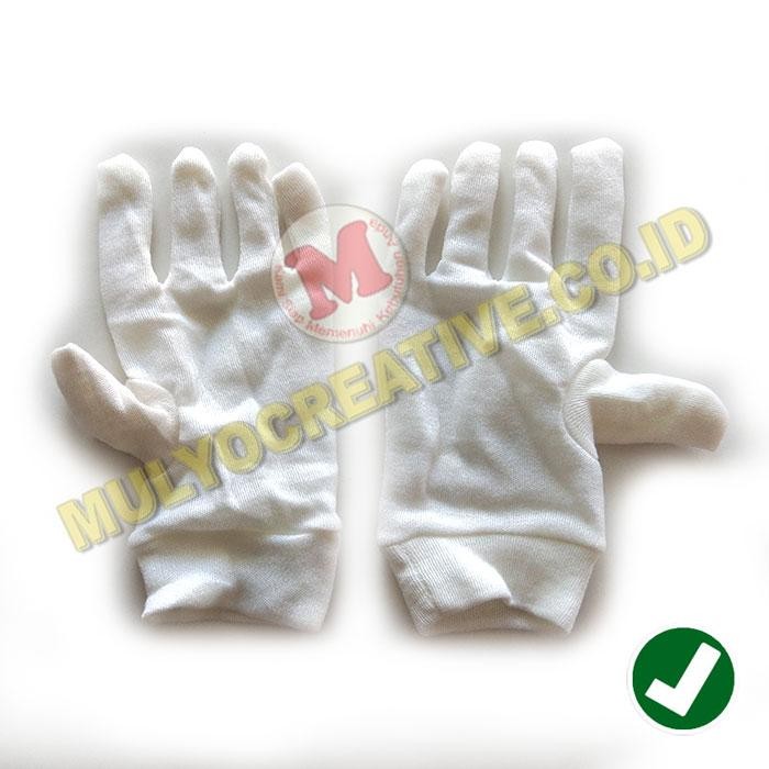 

Sarung Tangan Upacara - Sarung Tangan Paskibra Polos Putih PREMIUM