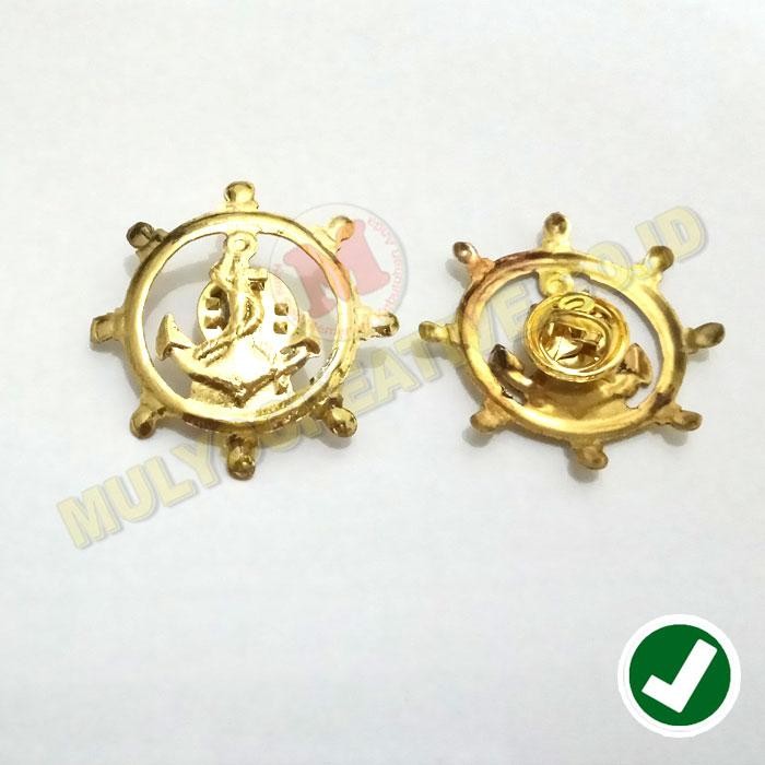 

Pin Kerah Jangkar pelayaran - Aksesoris Pelayaran PREMIUM