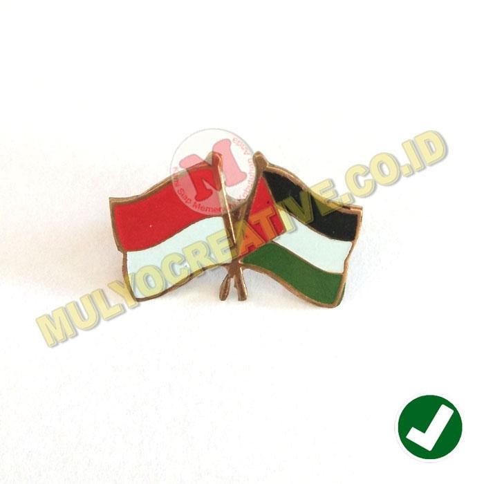 

Flag Pin Murah - Pin Bendera Persahabatan Palestina Dan Indonesia PREMIUM
