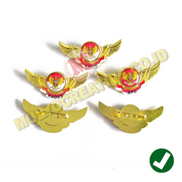 

Wing BPD Sekdes Kades Kasi Kaur Pin Wing Perangkat Desa PREMIUM