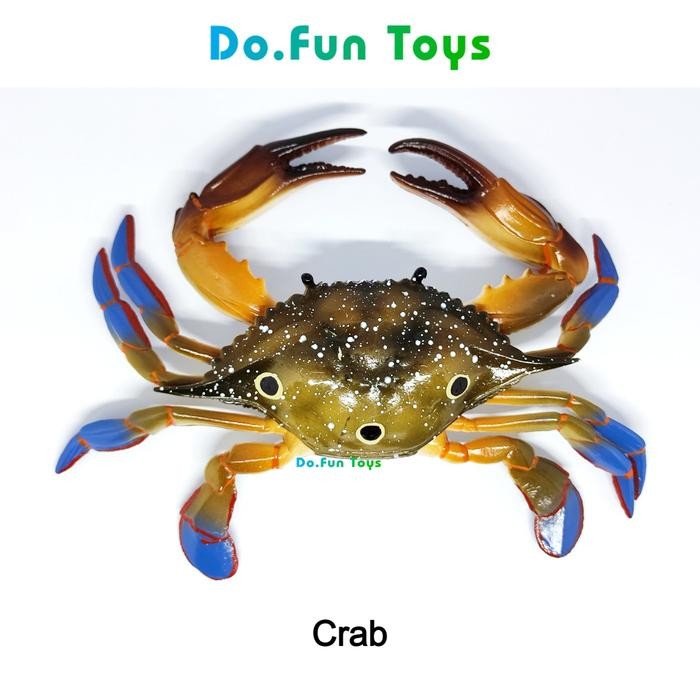 New Crab Animal Figure / Miniatur Mainan Binatang Kepiting