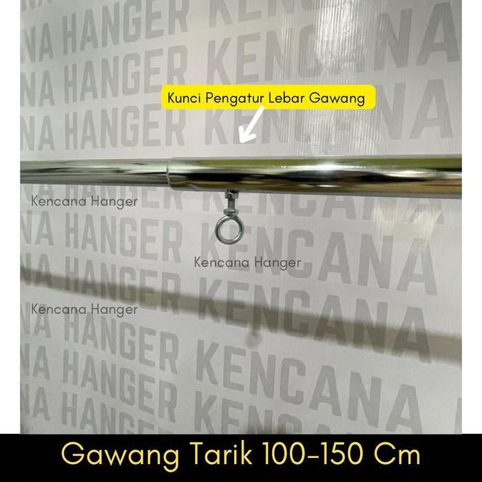 Gawang Hanger Gantungan Baju Model Gawangan (150cm)