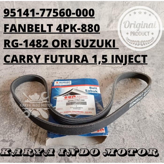 BEST FANBELT FAN BELT V BELT 4PK 880 FUTURA 1,5 INJECTION 95141-77560-000