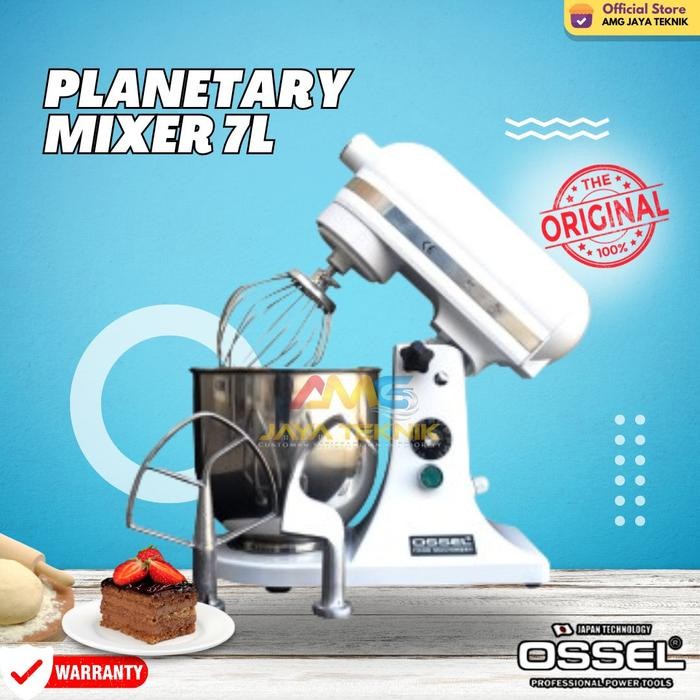MIXER ROTI PENGADUK ADONAN 7 LITER PLANETARY MIXER OSSEL B7 ORIGINAL