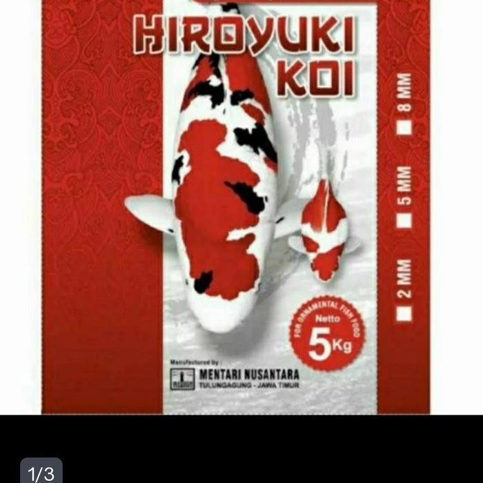 PAKAN IKAN KOI HIROYUKI KOI SUPER BULKY & COLOR MAX ISI 5KG