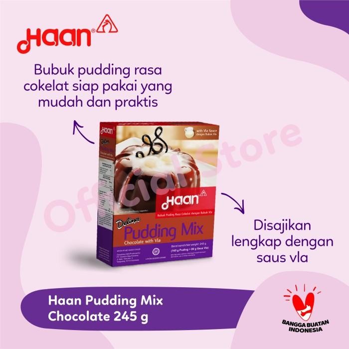 

Haan Delima Pudding Chocolate 245Gr - Baking Premix Flour
