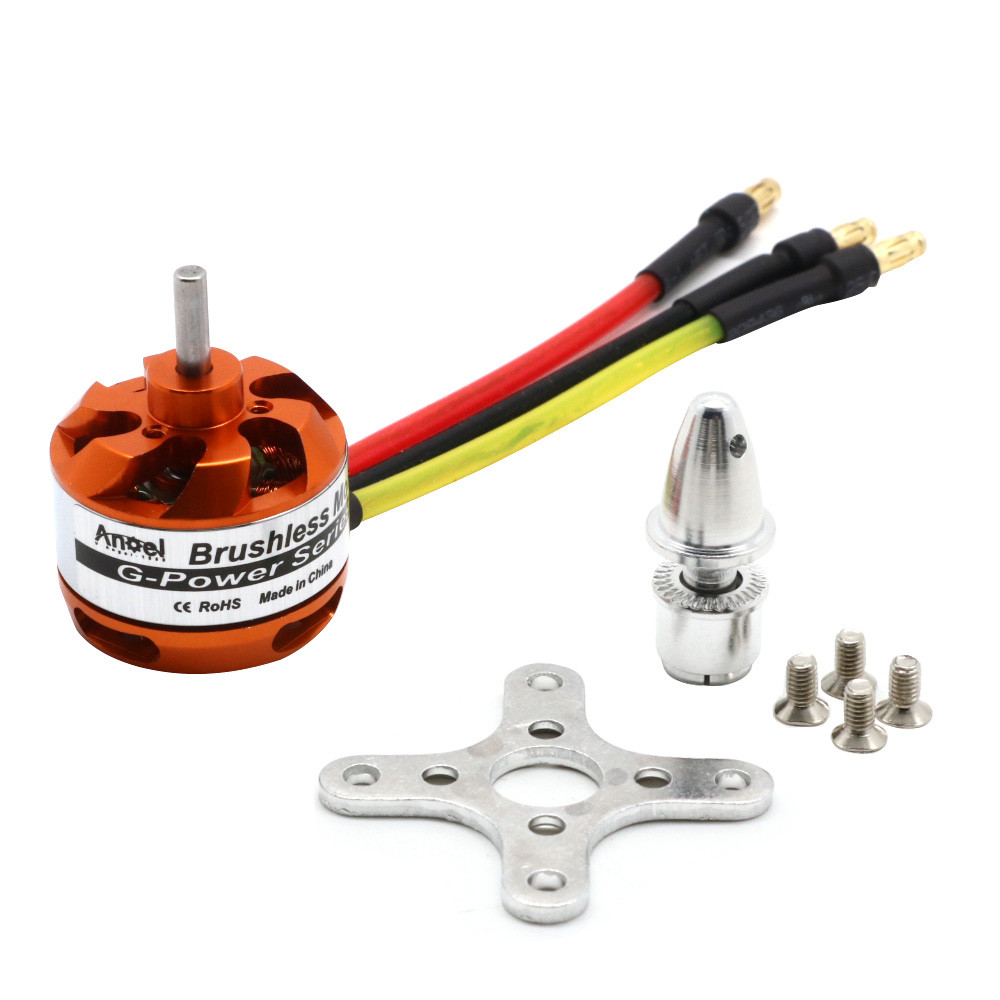 D2822 Brushless Motor 1100KV 1450KV 1800KV 2600KV 2-3S For RC Aircraft Plane Multi-copter Brushless 