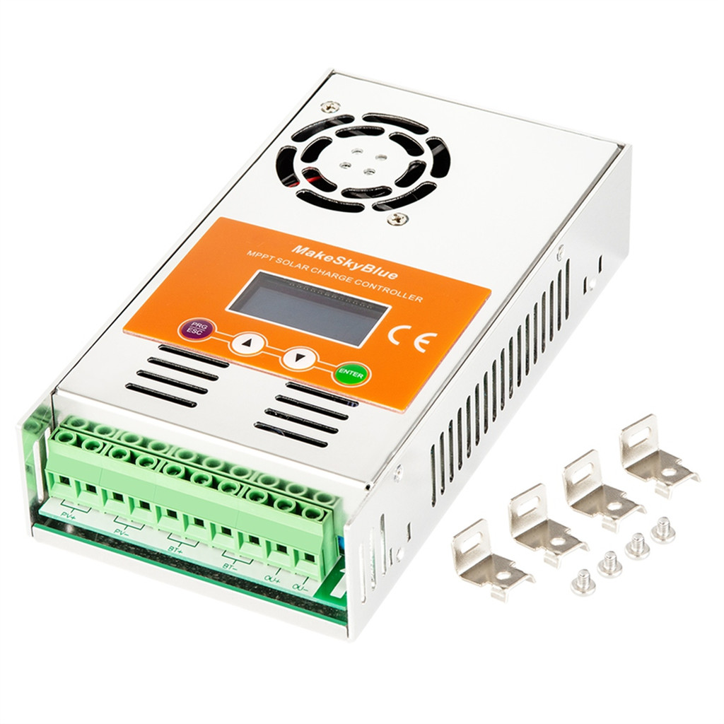 ABIY-60A-V123 with Wifi Cloud Box MakeSkyBlue Solar Panel MPPT Charge Controller for 12V 24V 48V