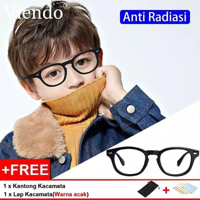 Kacamata Anak Anti Radiasi HP Original Asli Korea Kecil Frame Kacamata