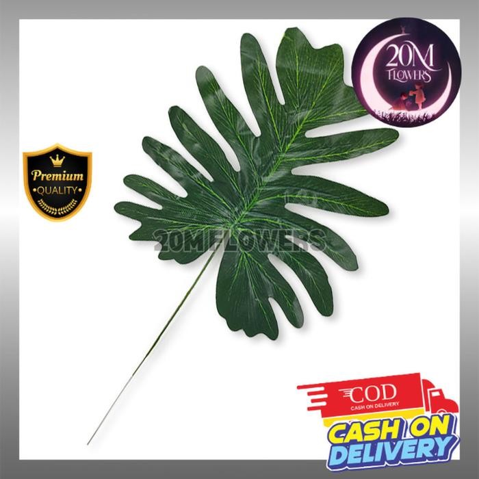 [Expert] DAUN PALM DURI PILLOW LEATHER FERN JARI-JARI PLASTIK PAKIS PALEM - HIASAN DEKORASI