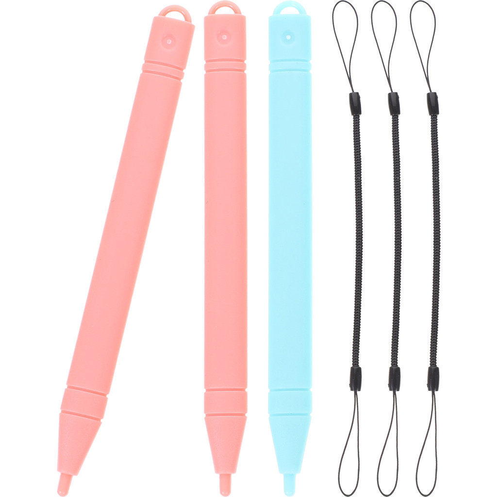 3 Pcs Smooth Grip Writing Tablet Pen Durable Plastic Baby Painting Pen Lcd Drawing Board Pen Writing