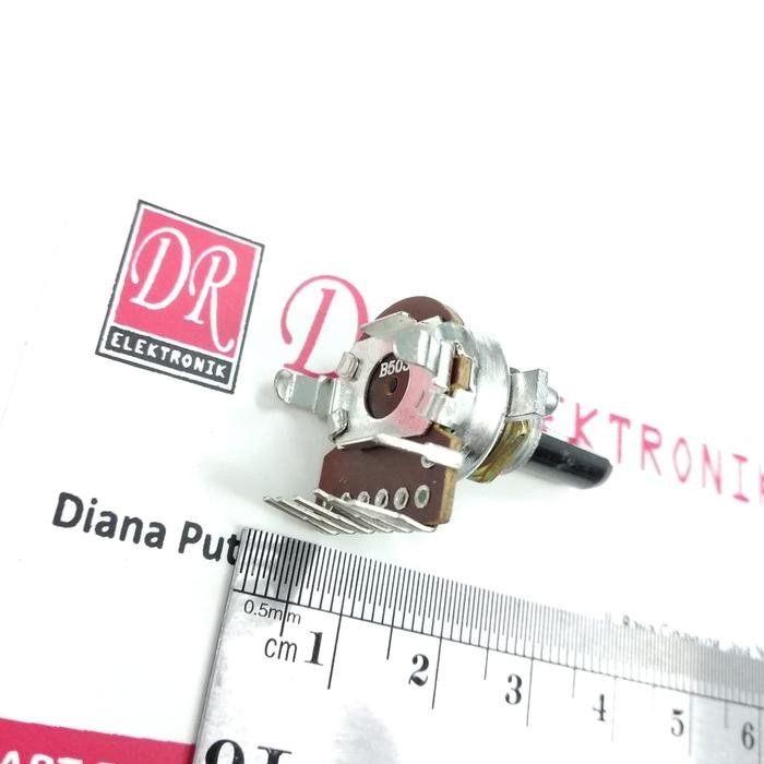 RB Potensio ORI tape politron Polytron yang CT 50K 6+1 7p 7 pin 7 kaki