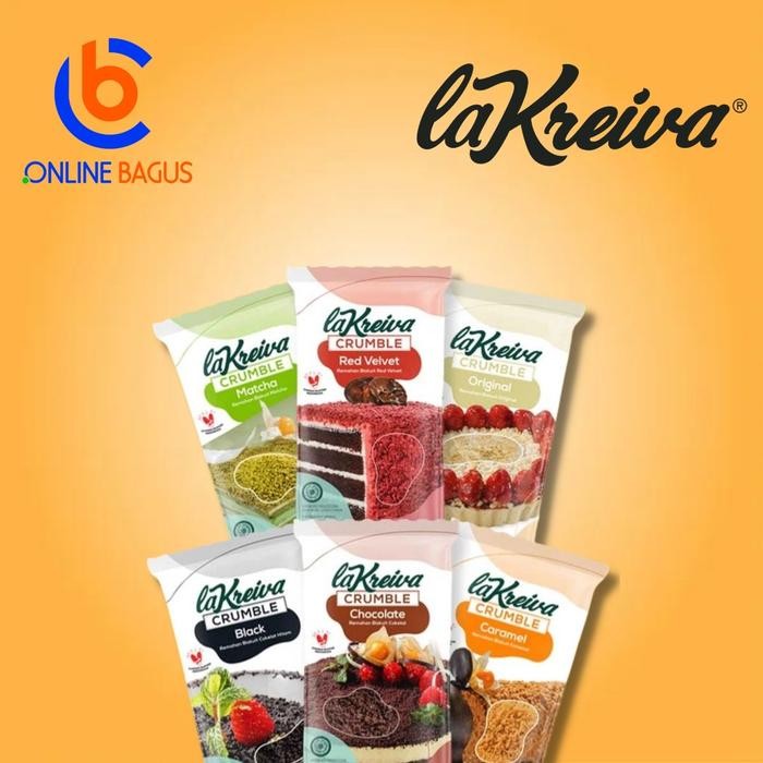 

La Kreiva Crumble Remahan Biskuit 250g New