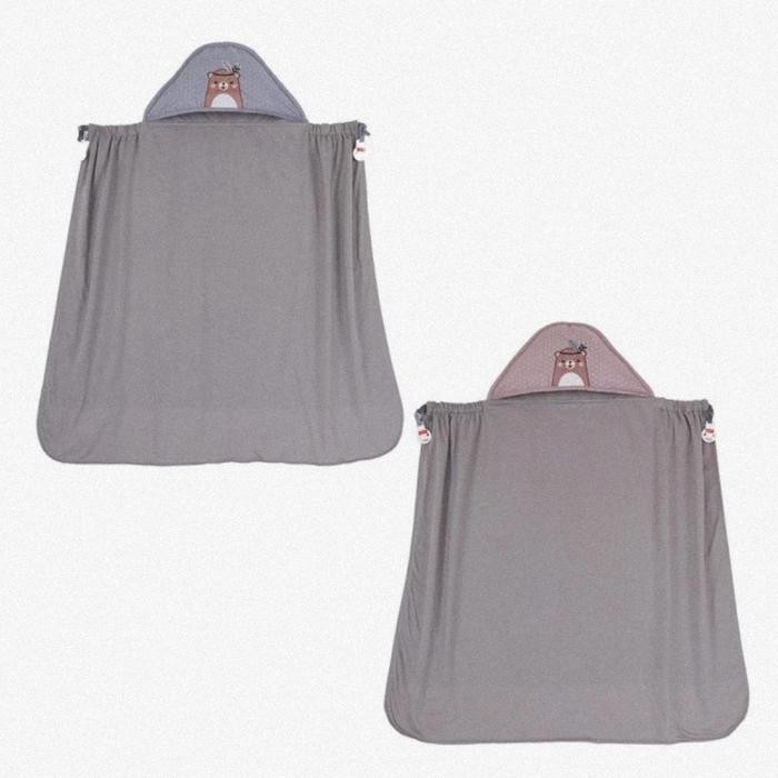 Dialogue Baby Blanket On The Go Bearie Series - Selimut Bayi & Apron