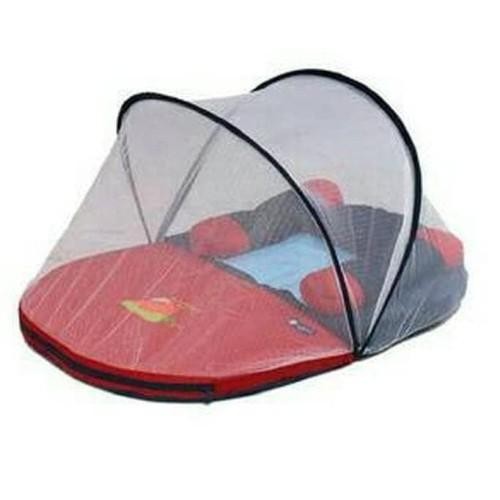 Kasur Bayi Busa Lipat Oval Bordir + Kelambu Cintaka 1403