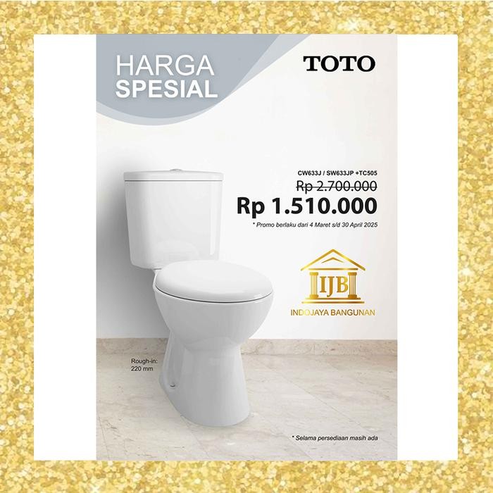 CLOSET KLOSET TOILET DUDUK TOTO CW633J / CW 633 J