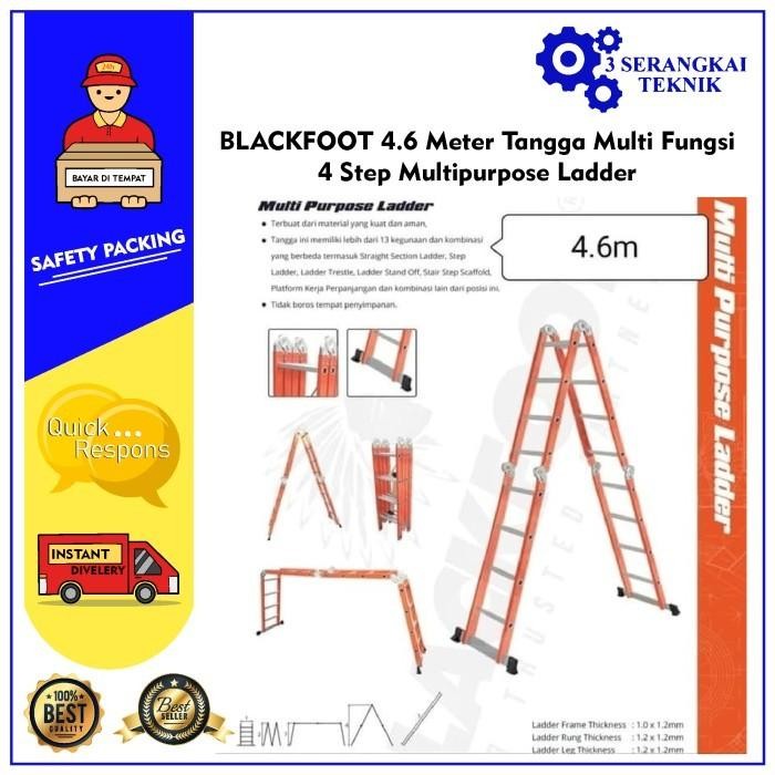

Terlaris Blackfoot 4.6 Meter Tangga Multi Fungsi - 4 Step Multipurpose Ladder