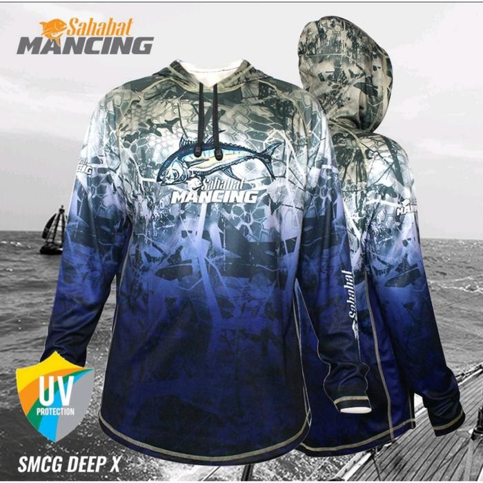 Jersey Sahabat Mancing DEEP X UV Protection Hoodie
