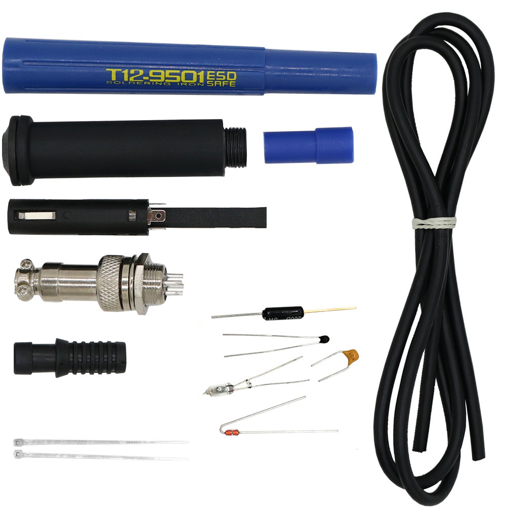 4C/5C 9501 Soldering Handle DIY Set For T12 STC/STM32 OLED LED digital Controller Soldering Station