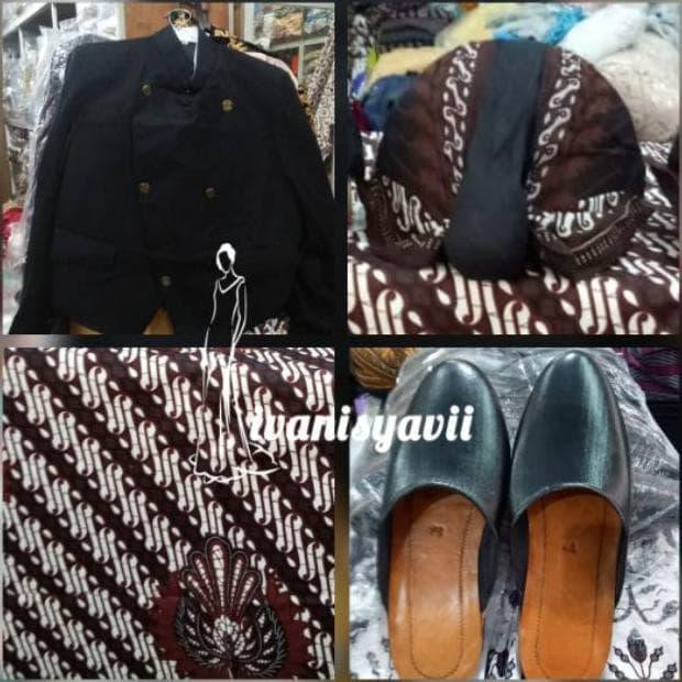 Set Pakaian adat Jawa (Solo/ Jogja)